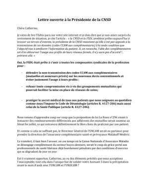 Lettre ouverte   la pr sidente de la cnsd ikv4lz - Eugenol