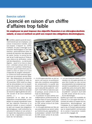 Licenci  en raison d un ca trop faible sjt1vi - Eugenol