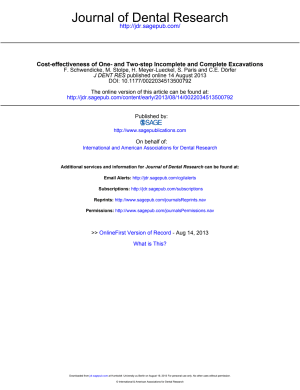 Schwendicke et al. 2013. cost effectiveness of 1 and 2 step incomplete and complete excavations - Eugenol
