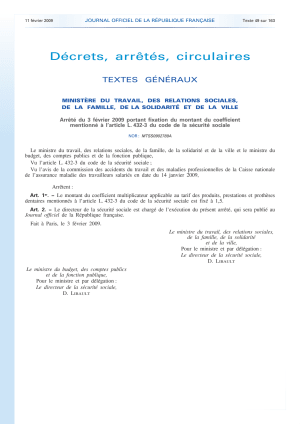 D cret tarif at lfgzcq - Eugenol