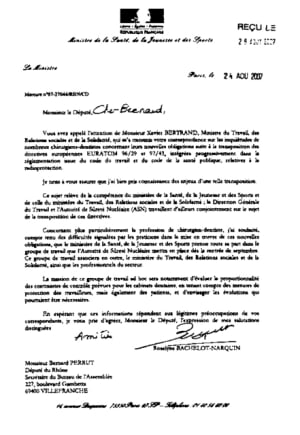 Lettre bachelot tdsqv1 - Eugenol
