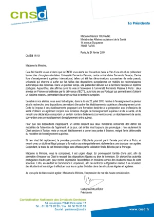 Lettre ministres fgvz4r - Eugenol