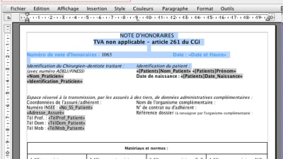 Capture d  cran note d honoraires xb46i3 - Eugenol