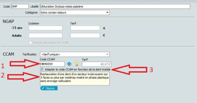 Parametrage jfvvbu - Eugenol