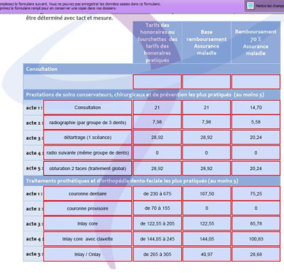 Tarifs cno nytion - Eugenol