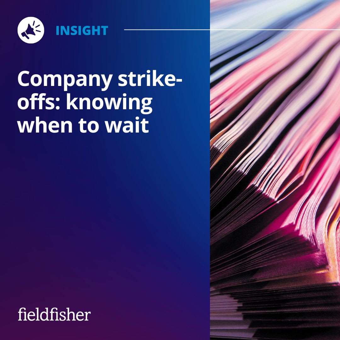 Company strike-offs: knowing when to wait