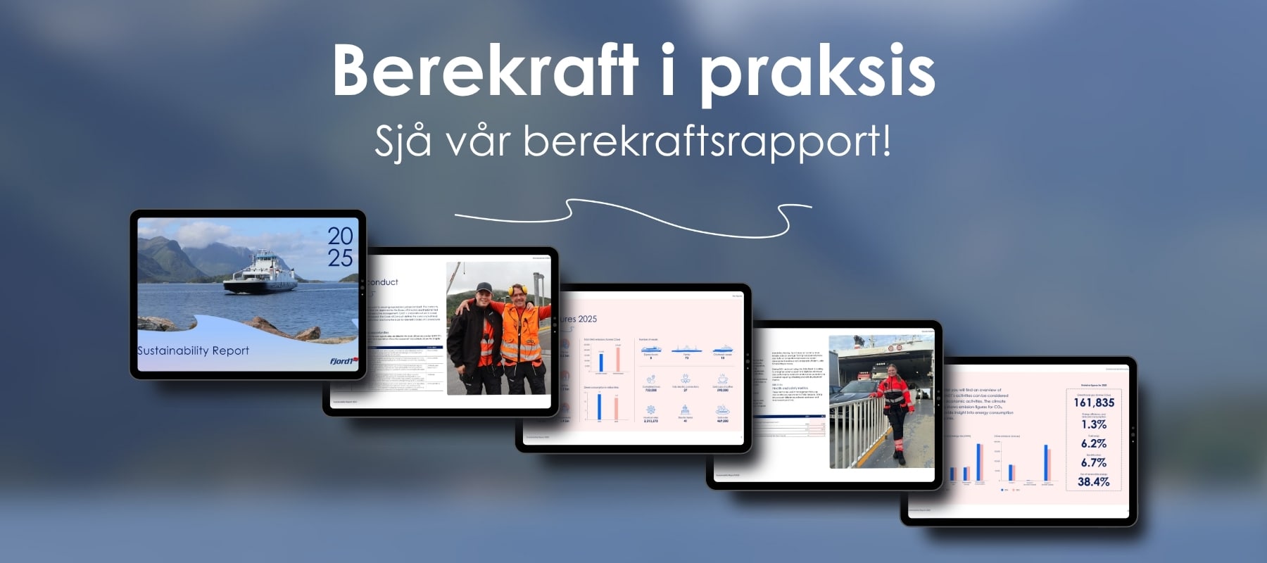 How Fjord1 works with sustainability
