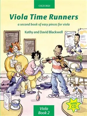 Viola Time Runners (book 2+ CD) A second book fo easy pieces for viola