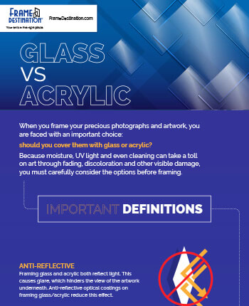 Glass vs. Acrylic Infographic