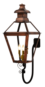 Pebble Hill Lantern with Goose Neck Bracket