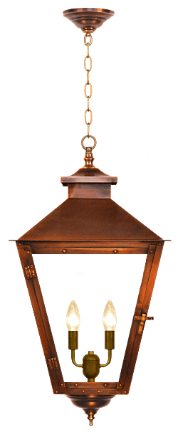 Conception Street Hanging Lantern - Handcrafted Copper Outdoor Light