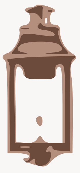 Royal Post Mount Copper Lantern by Primo