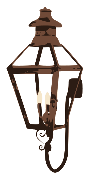 Pebble Hill Lantern with Goose Neck Bracket