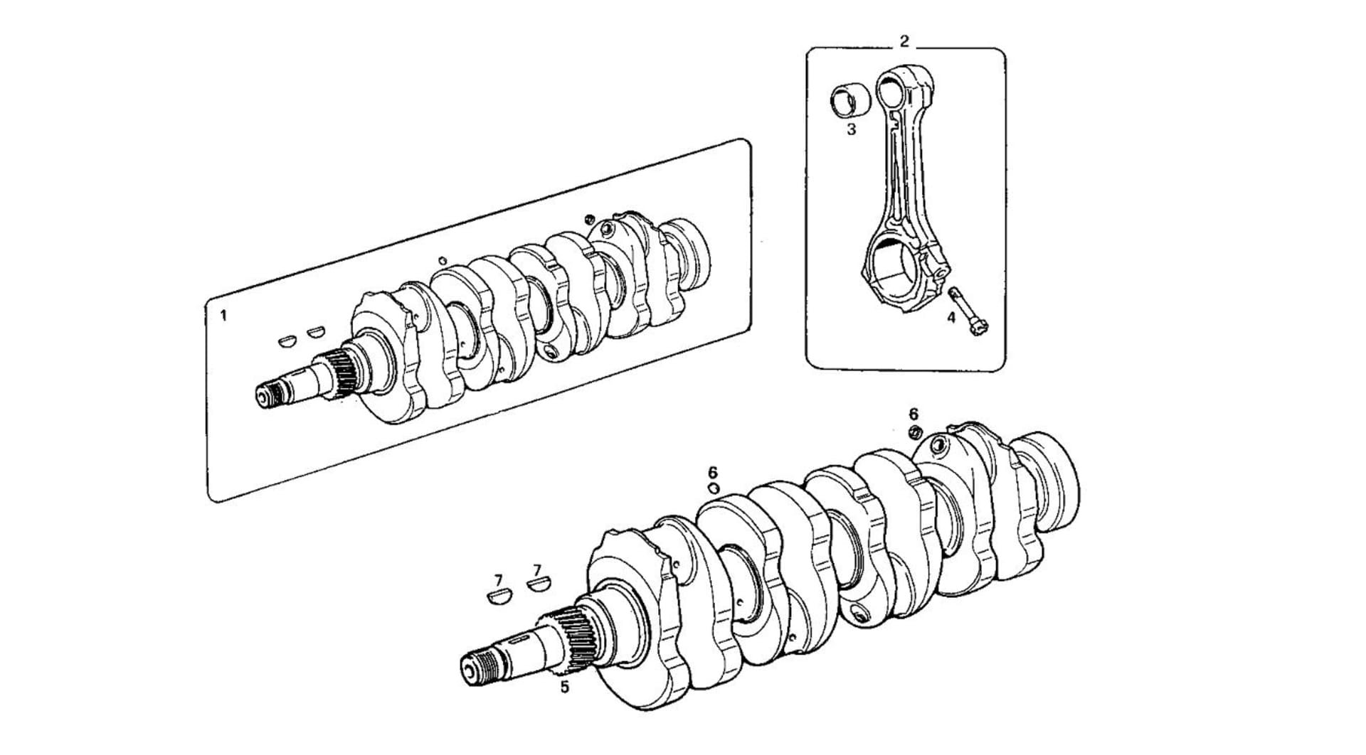 CRANK SHAFT - CONNECTING RODS