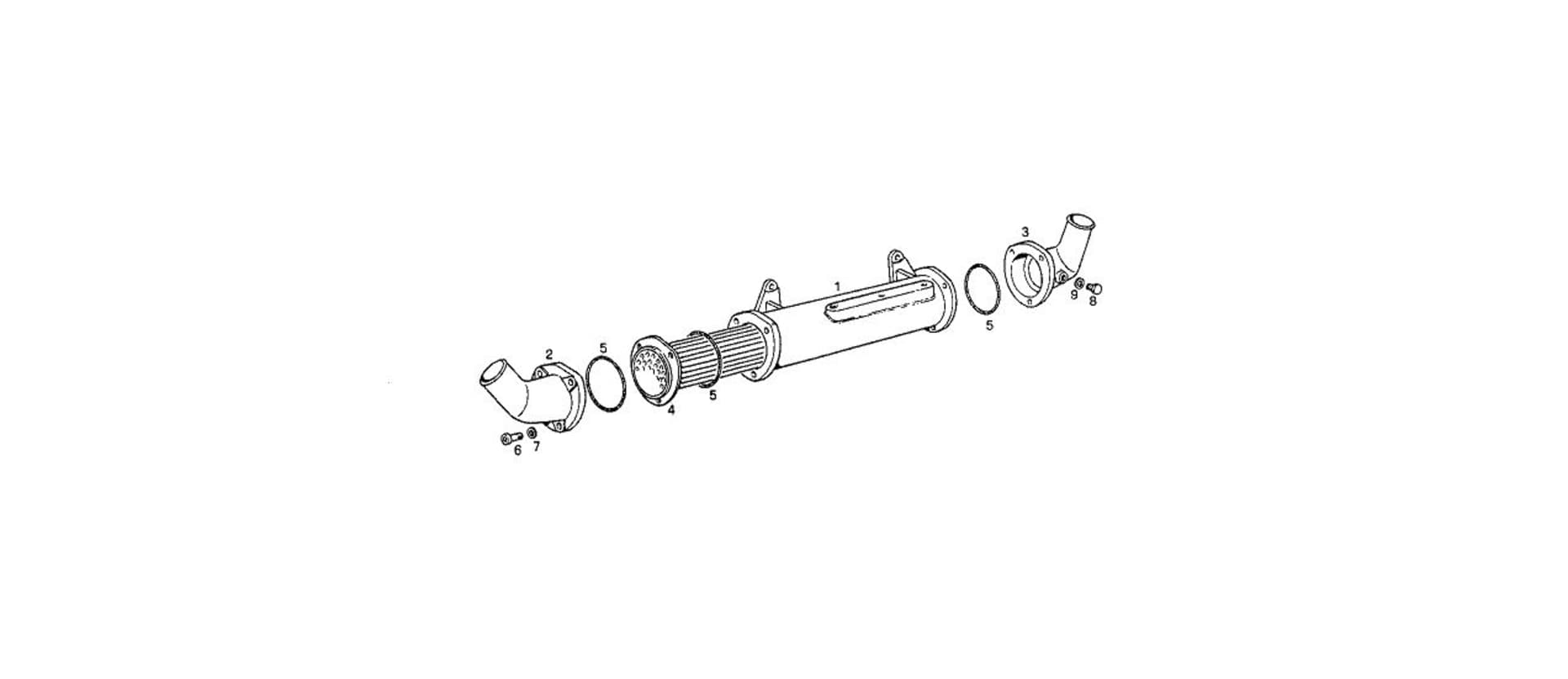 OIL - WATER HEAT EXCHANGER