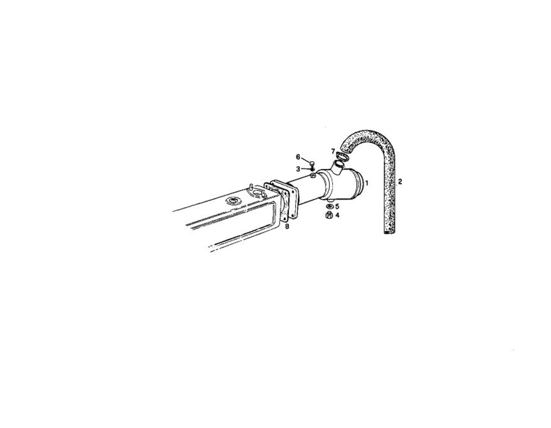 GAS-WATER MIXER WITH STERN OUTLET