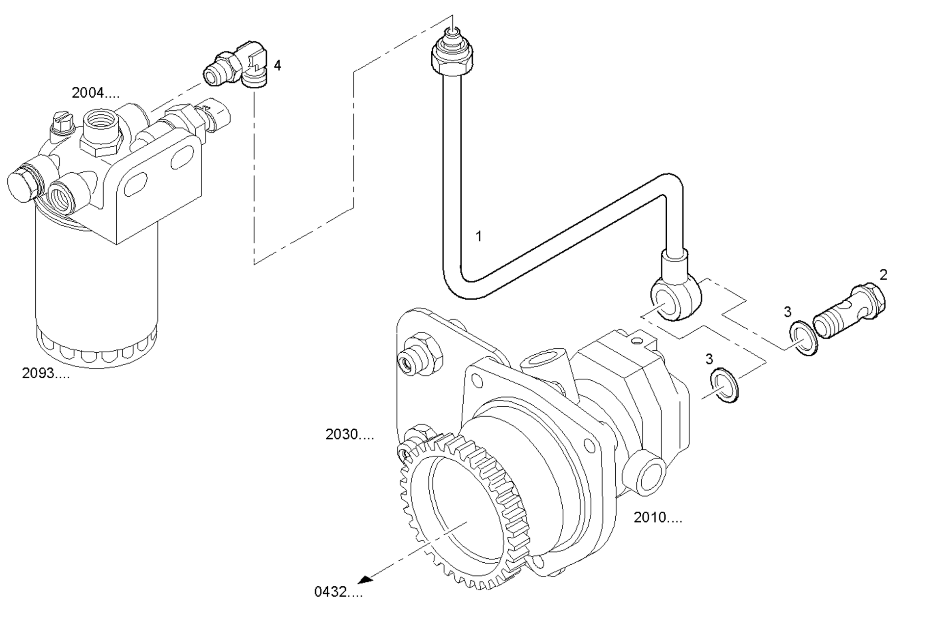 FUEL LINES - INLET TO FILTER