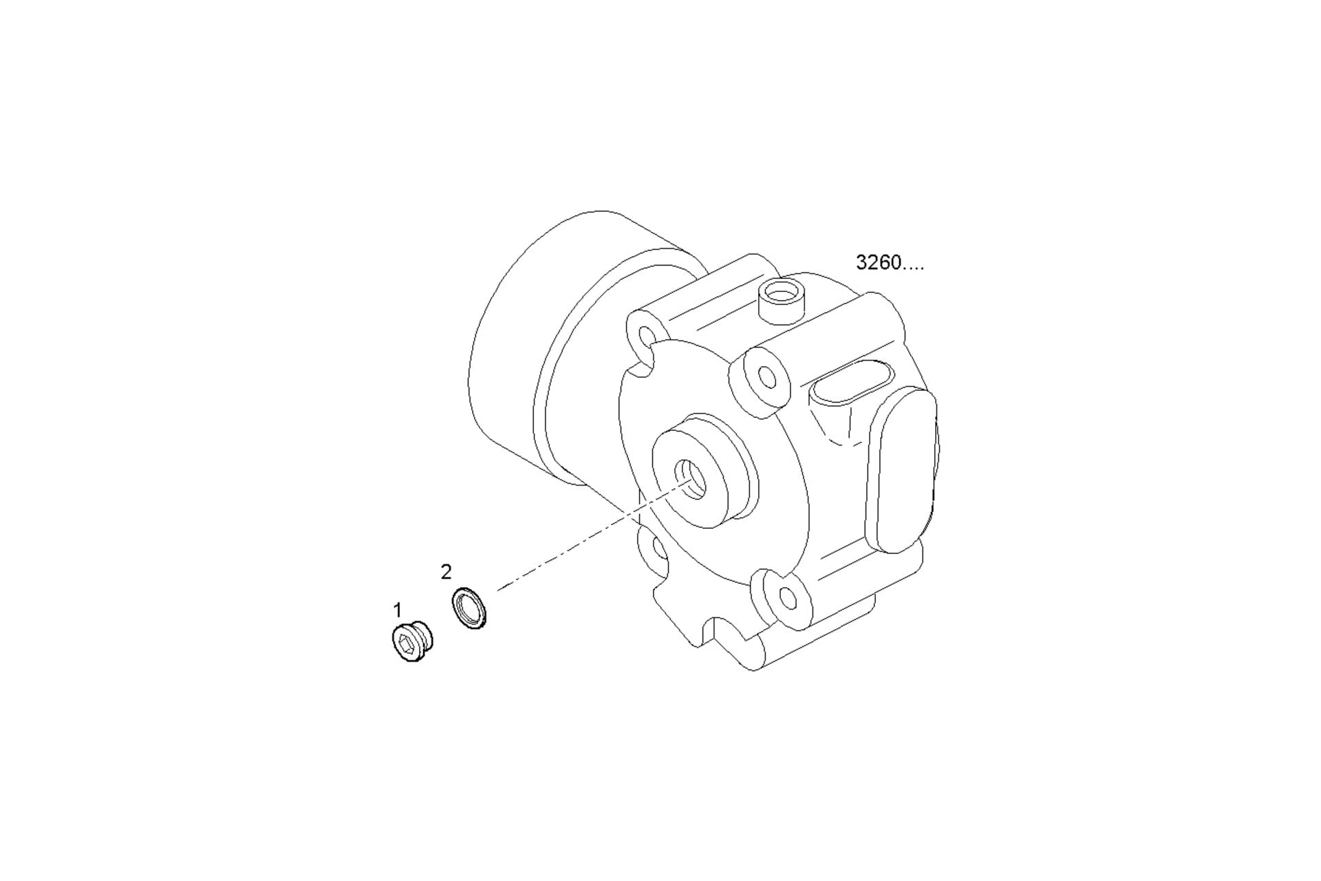 DELIV. HEATING PIPE lock plugs