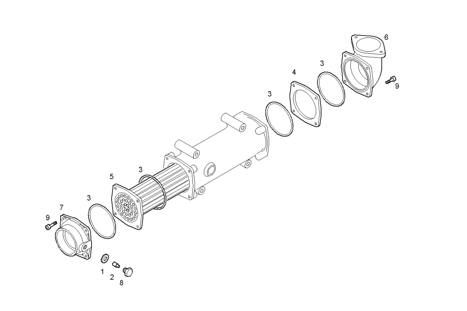 MARINE GEAR ZF W350-1 ratio 1:3,968