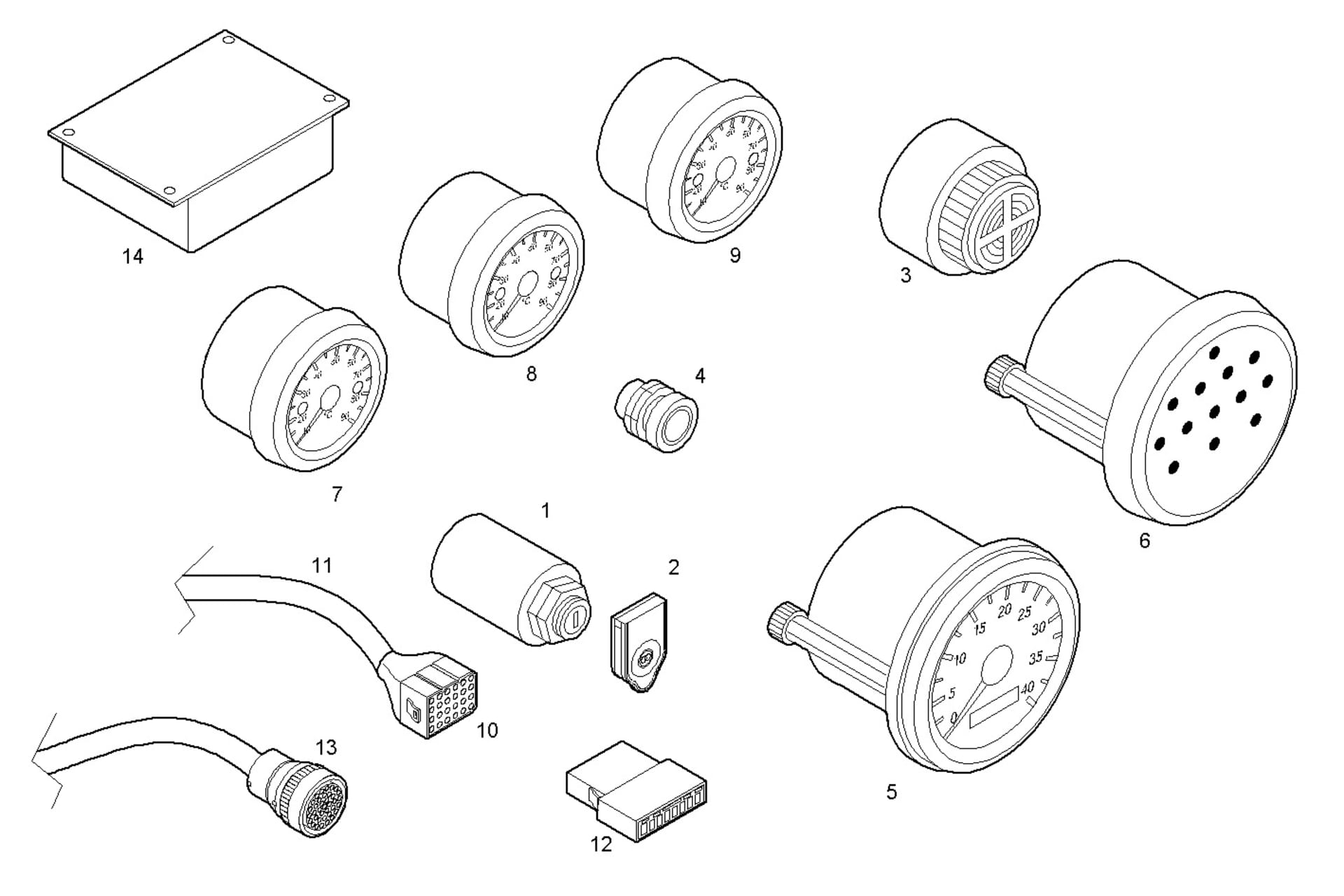SIMPLE INSTRUMENTS KIT - 24V -