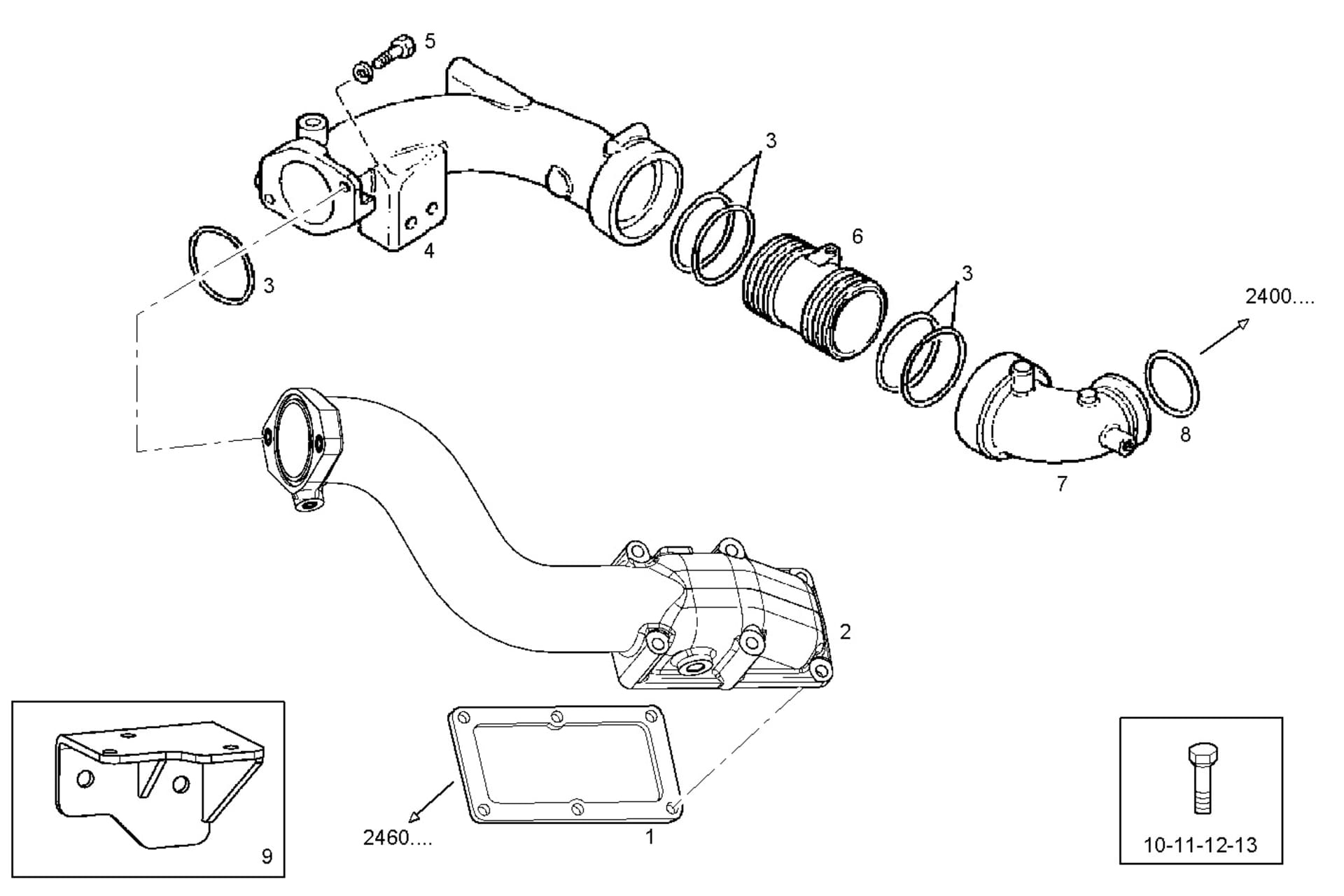 EXIT AIR PIPE