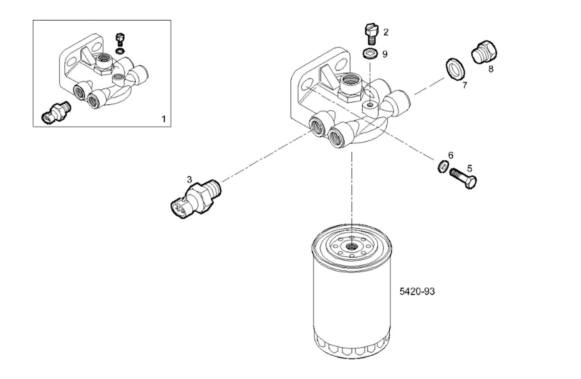 FUEL FILTER SUPPORT