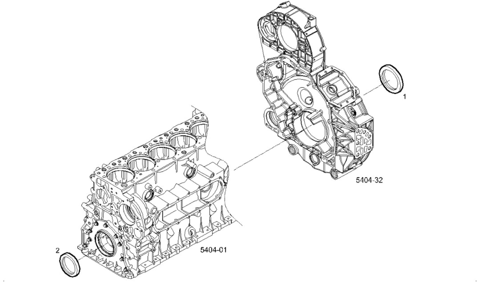 GASKET REVOLVING SHAFT