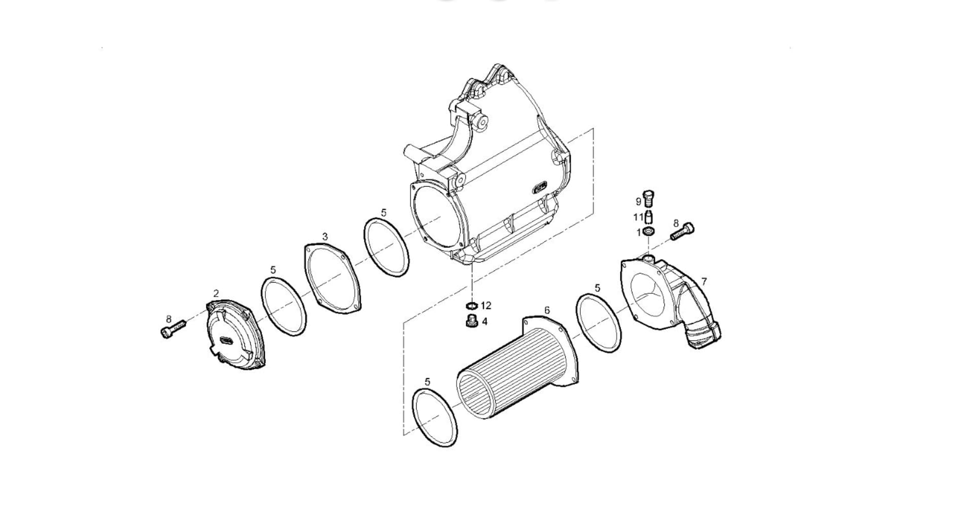 FRESH WATER-SEA WATER HEAT EXCHANGER