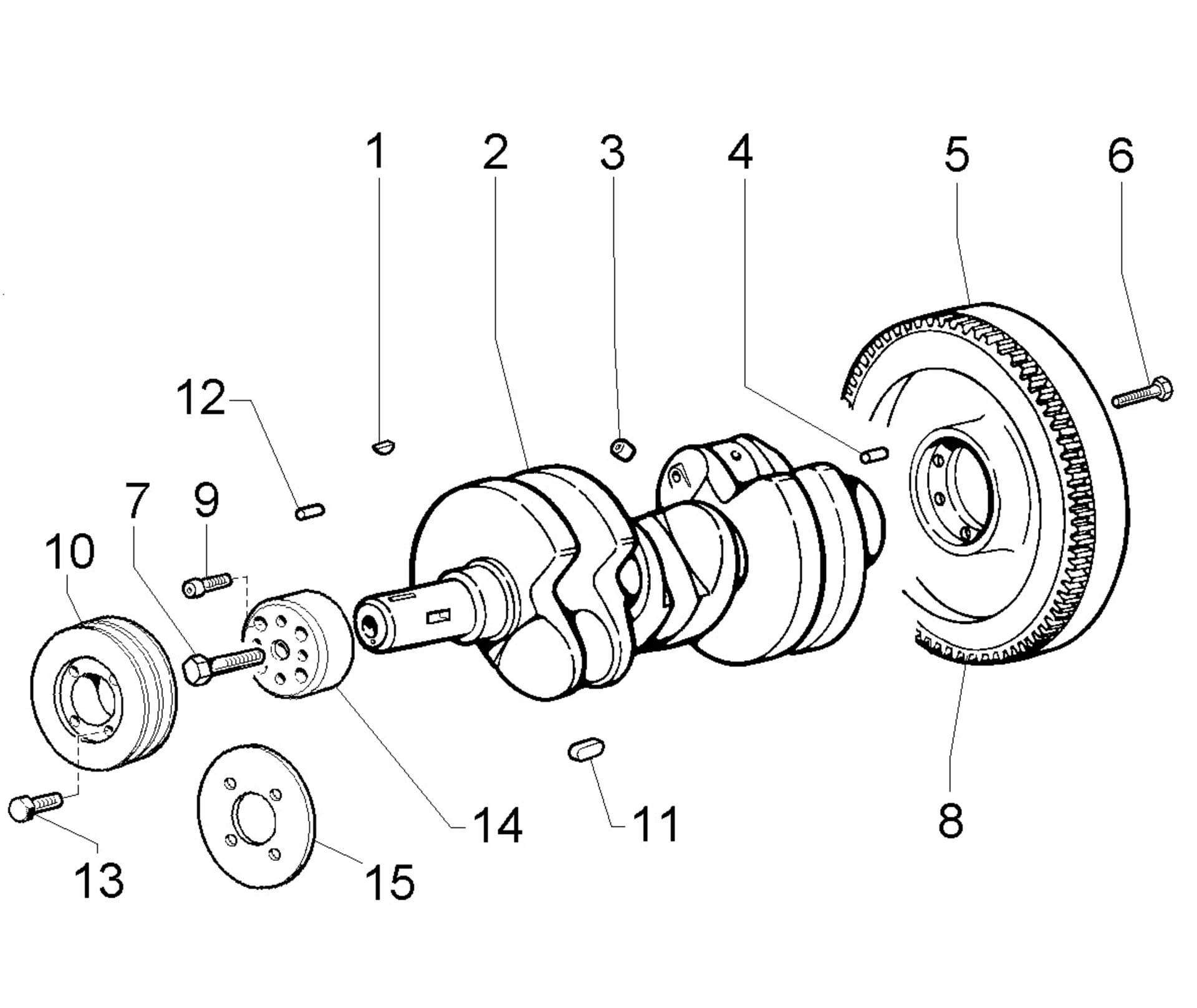 Flywheel connections