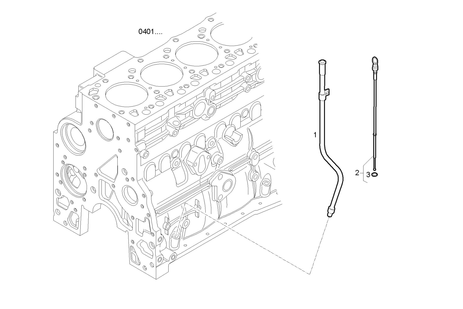 OIL DIPSTICK & FILLER PIPE