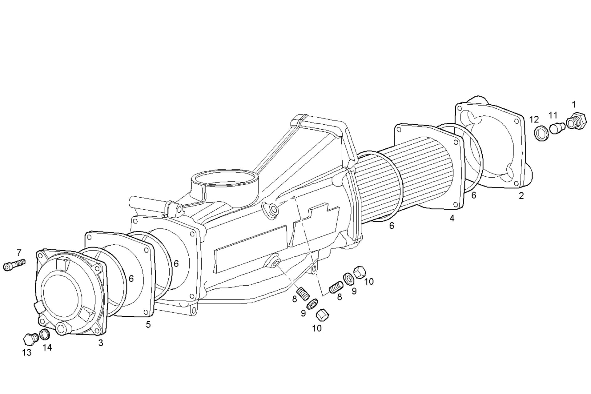 AIR - WATER HEAT EXCHANGER (COMPONENTS)