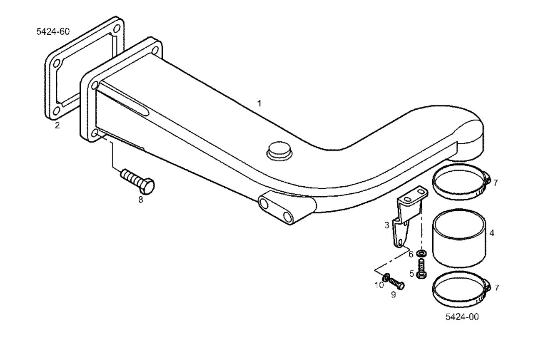 EXIT AIR PIPE