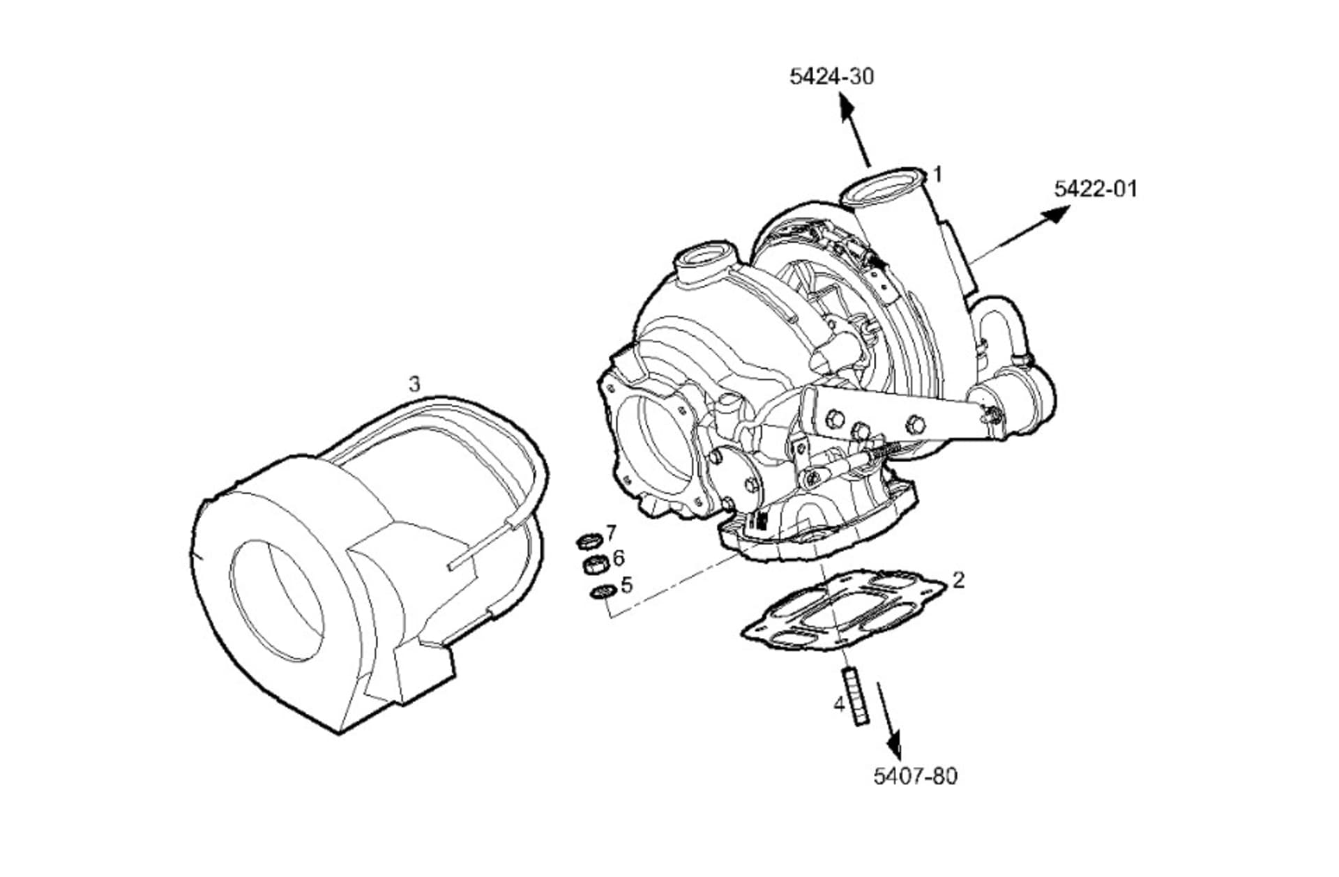 TURBOCHARGER & PIPES