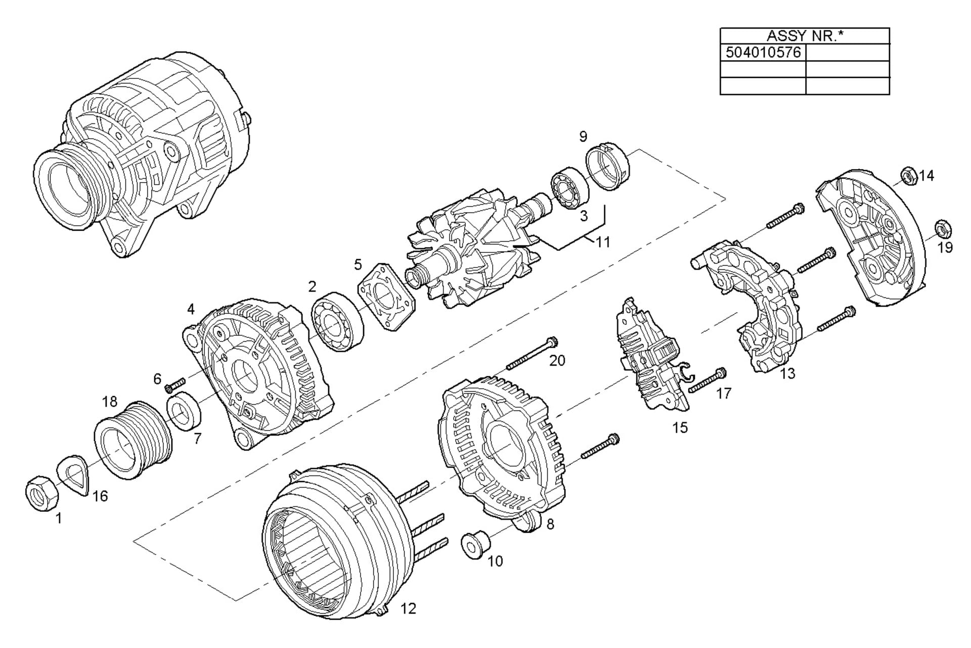 GENERATOR (COMPONENTS)