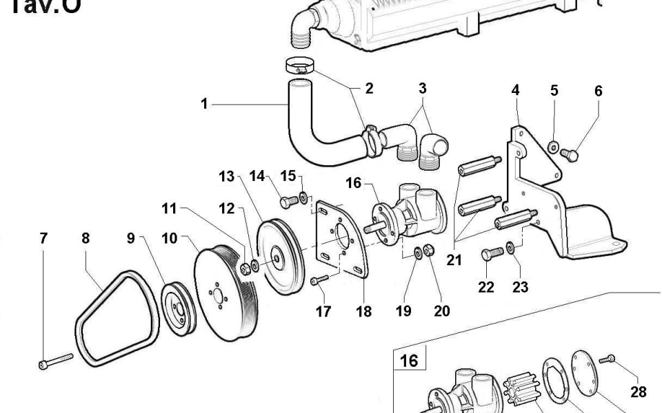 Lombardini LDW 194 JMT reservedeler Frydenbø Industri
