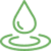 Icon of a water drop