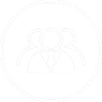 icon of three people, one is wearing a tie icon of three people, one is wearing a tie