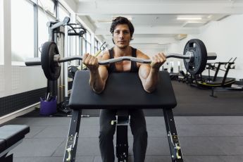 Barbells in the Strength and Conditioning Gym at Lee Valley Athletics Centre