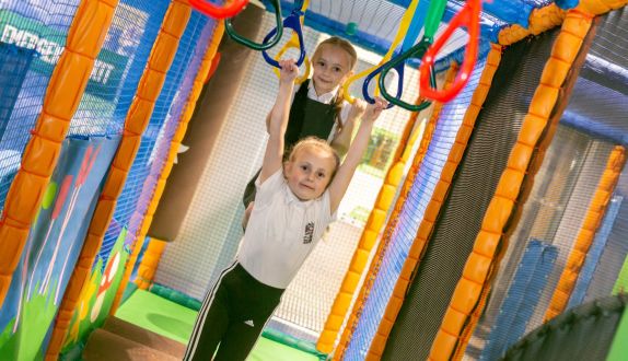 children using soft play area at Britannia Leisure Centre