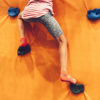 orange climbing wall orange climbing wall
