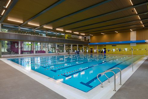main lane pool large bright space