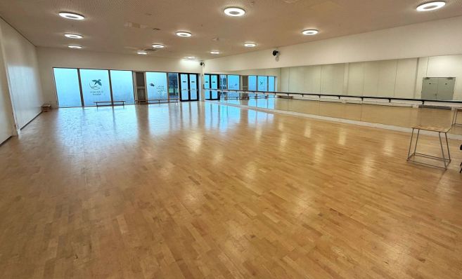 Second of 2 indoor studio spaces at sports centre