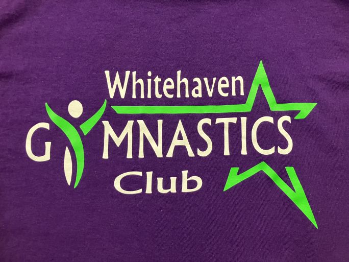 An image of the Whitehaven Gymnastics Club logo
