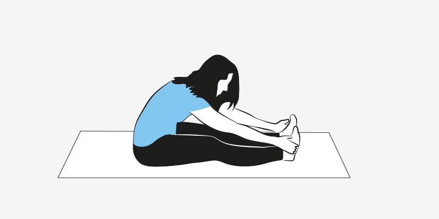 Seated forward bend