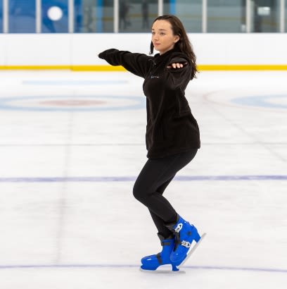 Female ice skater