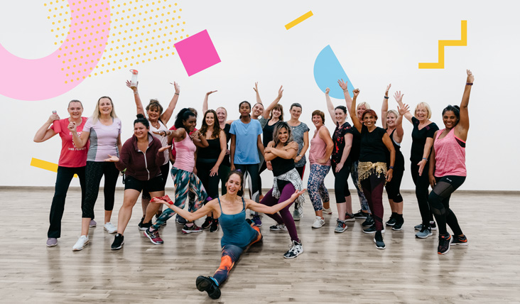 Zumba group after