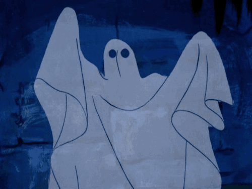 Animated scooby doo ghost