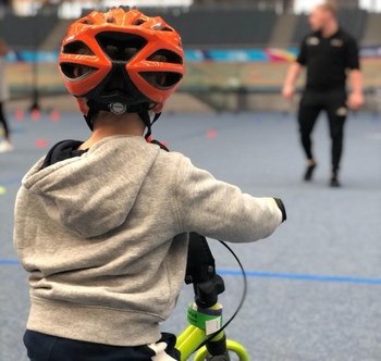 boy learning to ride boy learning to ride