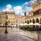 Old Town Square in Krakow Poland