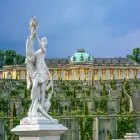 A Statue in Front of a Palace in Potsdam